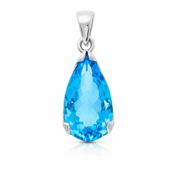 Bl� Topaz Vedh�ng
