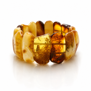 Unikt H�nd Lavet Rav Armb�nd i �gte Dansk Rav � Honning, Cognac & M�lkerav | Den lille Ravbutik