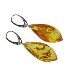 Echte Bernstein-Ohrringe 