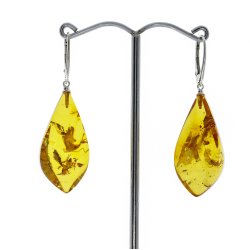 Smukke Dr�beformet �reringe Af �gte Rav