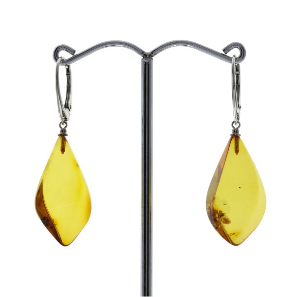 Echte Bernsteinohrringe / Real Amber Earrings 