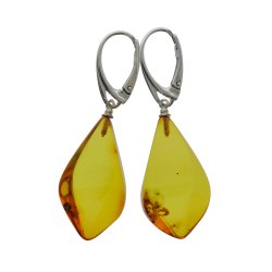Echte Bernsteinohrringe / Real Amber Earrings 