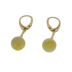 Hngende Mlkeravsperler I Forgyldt Slv