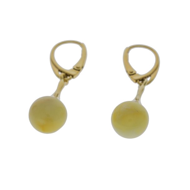 Hngende Mlkeravsperler I Forgyldt Slv