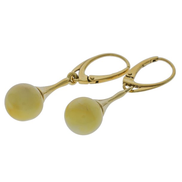 Hngende Mlkeravsperler I Forgyldt Slv