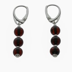 Hngende Cognac Farvet Ravperler