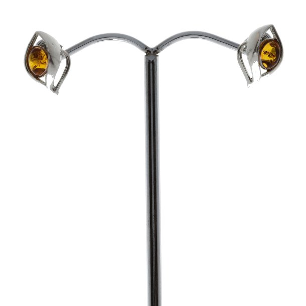 Moderne Blad �reringe Af Rav