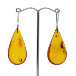 Fantastisk Dr�beformet Rav �reringe af Vesterhavet rav