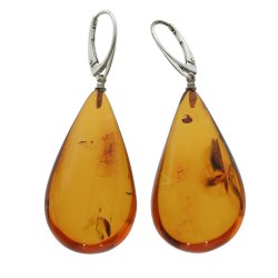 Fantastisk Dr�beformet Rav �reringe af Vesterhavet rav