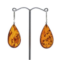 Einzigartige Bernstein Tropfen Ohrringe
