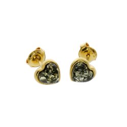 Smukke forgyldte grnne ravhjerter