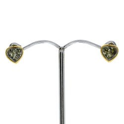 Smukke forgyldte grnne ravhjerter