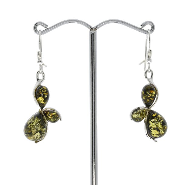 Dinglende Trer - grn rav og slv reringe