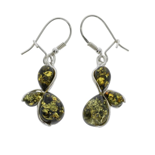 Dinglende Trer - grn rav og slv reringe