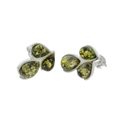 Fredens Trer - grn rav og slv reringe