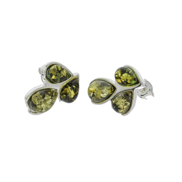 Fredens Trer - grn rav og slv reringe