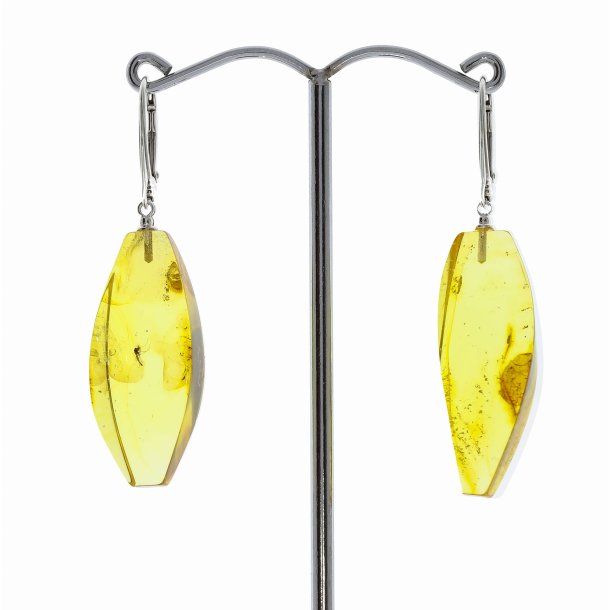 Unikke ravreringe med insekt, hndlavede og polerede, fanger Jurassic -periodens sknhed 