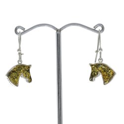 Heste�reringe fra �gte rav og s�lv 