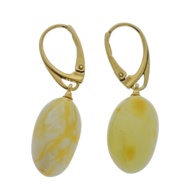 Unikke Olivenformet Mlkeravsreringe I Forgyldt Slv