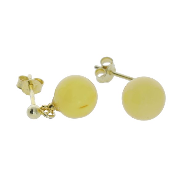 Mlkeravs Perlereringe I Forgyldt Slv