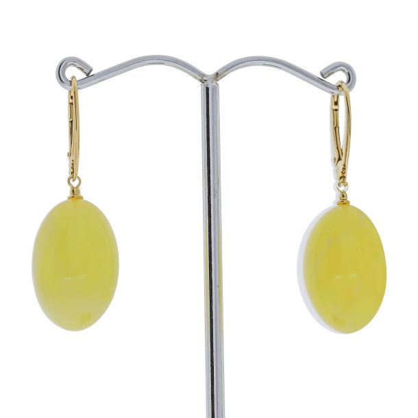 Olivenformet Mlkeravsreringe I Forgyldt Slv