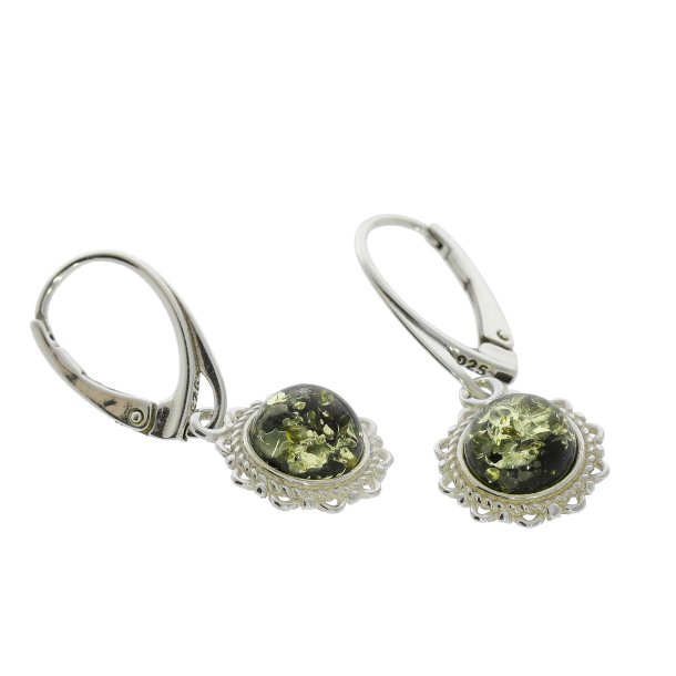 Anemone reringe I Slv Og Grnt Rav