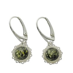 Anemone reringe I Slv Og Grnt Rav