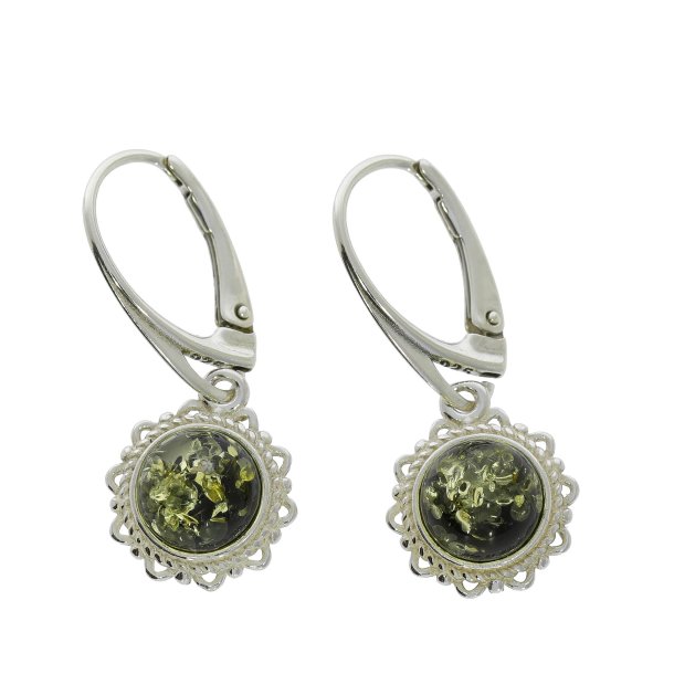 Anemone reringe I Slv Og Grnt Rav