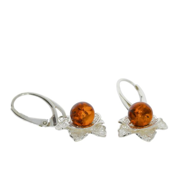 Rose reringe Med En Ravperle