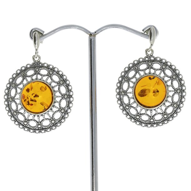 Mandala reringe I Slv Og Rav