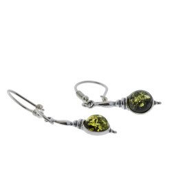 Hngende reringe I Slv Og Grnt Rav