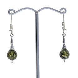 Hngende reringe I Slv Og Grnt Rav