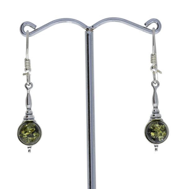 Hngende reringe I Slv Og Grnt Rav