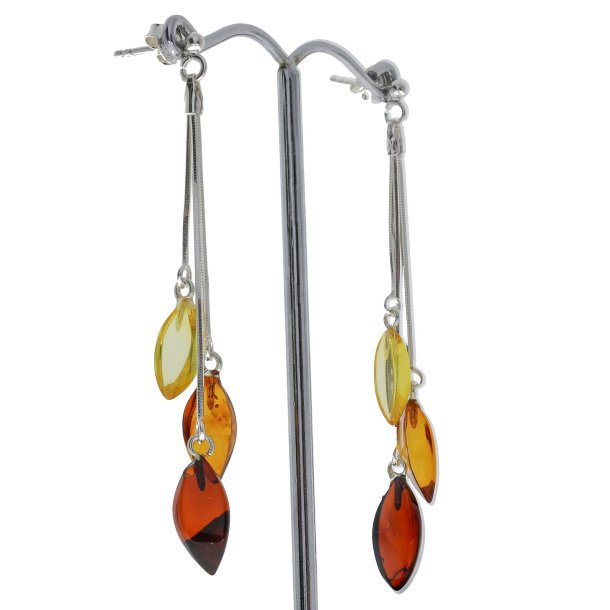 Efterrets Blade - reringe I Slv Og Rav