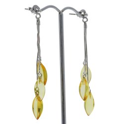 Efterrets Blade - reringe I Slv Og Rav