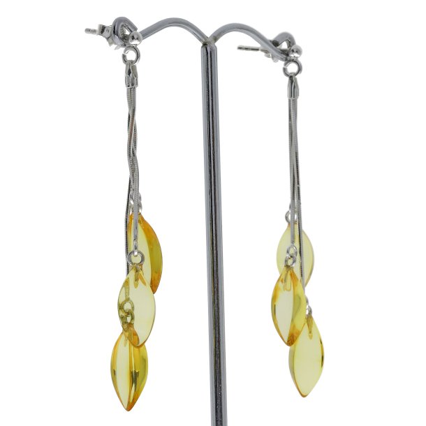 Efterrets Blade - reringe I Slv Og Rav