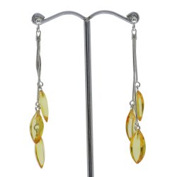 Efterrets Blade - reringe I Slv Og Rav