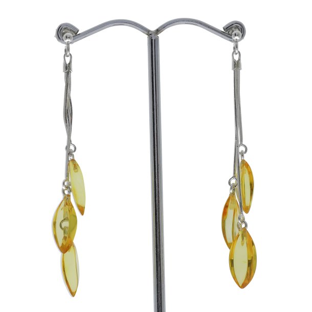 Efterrets Blade - reringe I Slv Og Rav