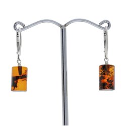 Cylinder Formet Rav Og Slv reringe