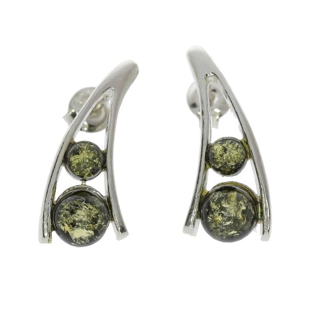 Meteorit restikker I Slv Og Grnt Rav