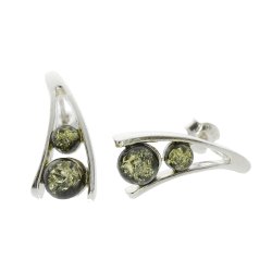 Meteorit restikker I Slv Og Grnt Rav