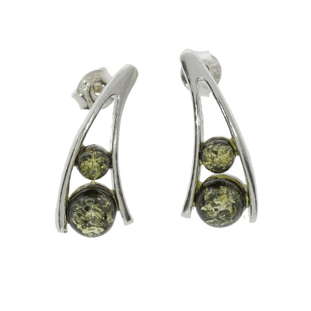 Meteorit restikker I Slv Og Grnt Rav