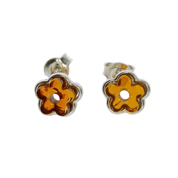 Sde Blomster restikker I Sterling Slv Og Rav