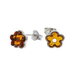Sde Blomster restikker I Sterling Slv Og Rav