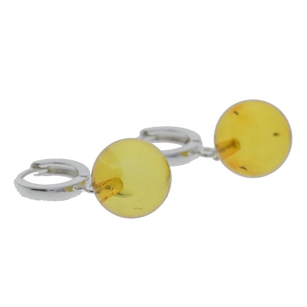 gte Ravperle reringe / Real Amber Earrings 