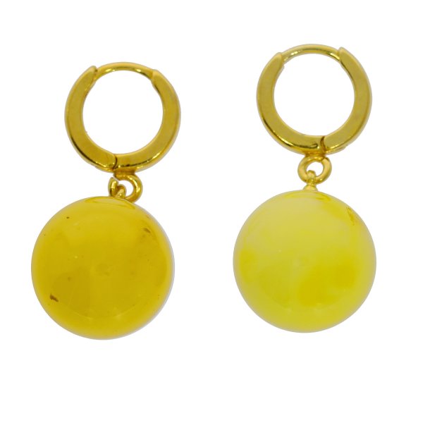 Hngende Mlkeravsperler I Forgyldt Slv 