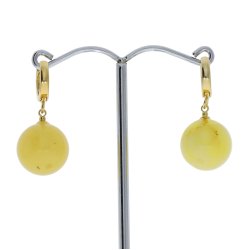 Hngende Mlkeravsperler I Forgyldt Slv 