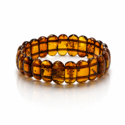 Elegantes Bernstein Armband aus Echtem Bernstein � Honig &amp; Cognac | Der kleine Bernsteinladen