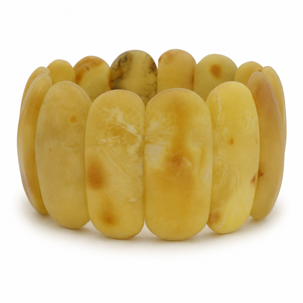Exklusives Gelbes Bernsteinarmband � Gro�e St�cke aus Echtem D�nischen Bernstein | Der kleine Bernsteinladen