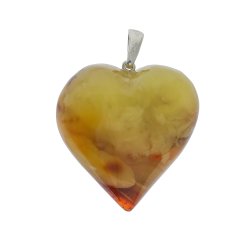 Das einzigartige, wundersch�ne Nordsee-Bernsteinherz 